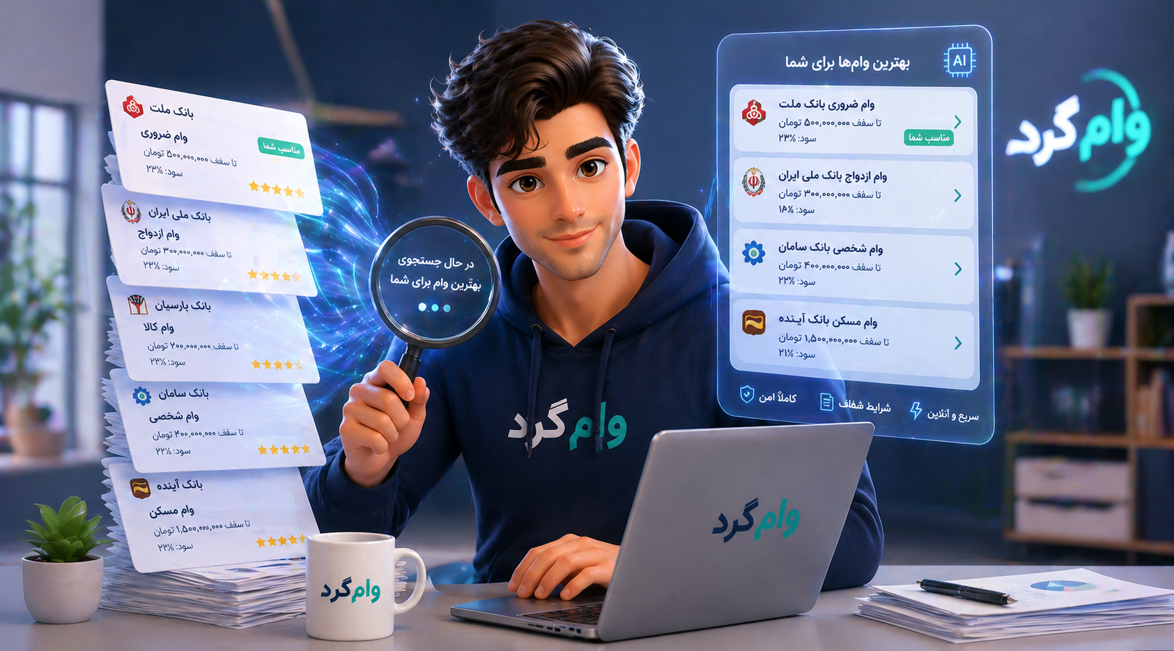 جستجوی هوشمند وام