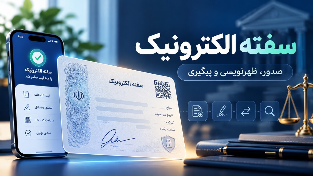 سفته الکترونیک | صدور، ظهرنویسی و پیگیری