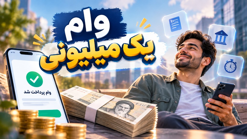 وام یک میلیونی فوری بدون ضامن ۱۴۰۵ | کجا بگیریم؟