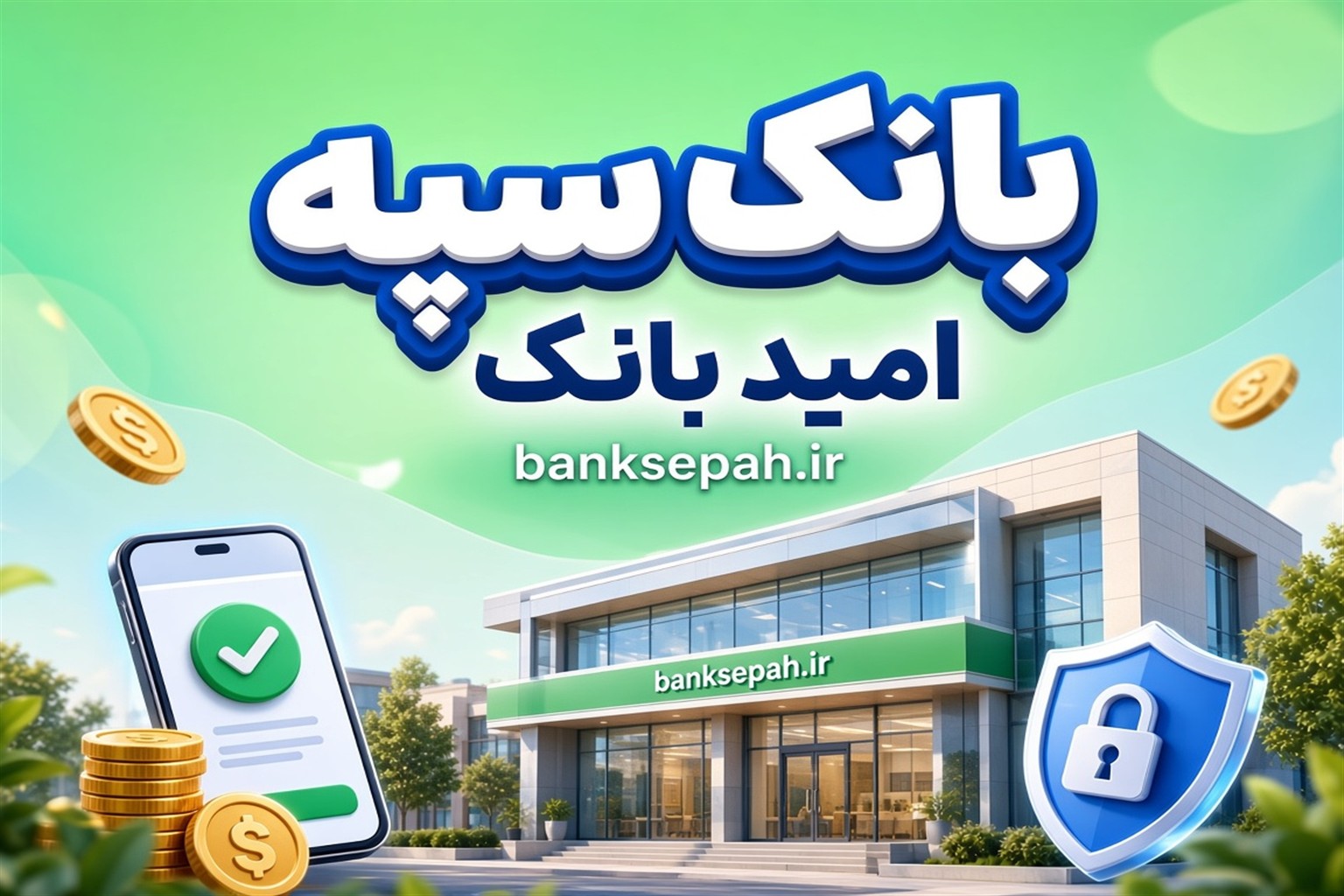 بانک سپه | بانکداری دیجیتال، omidbank و راهنمای وام