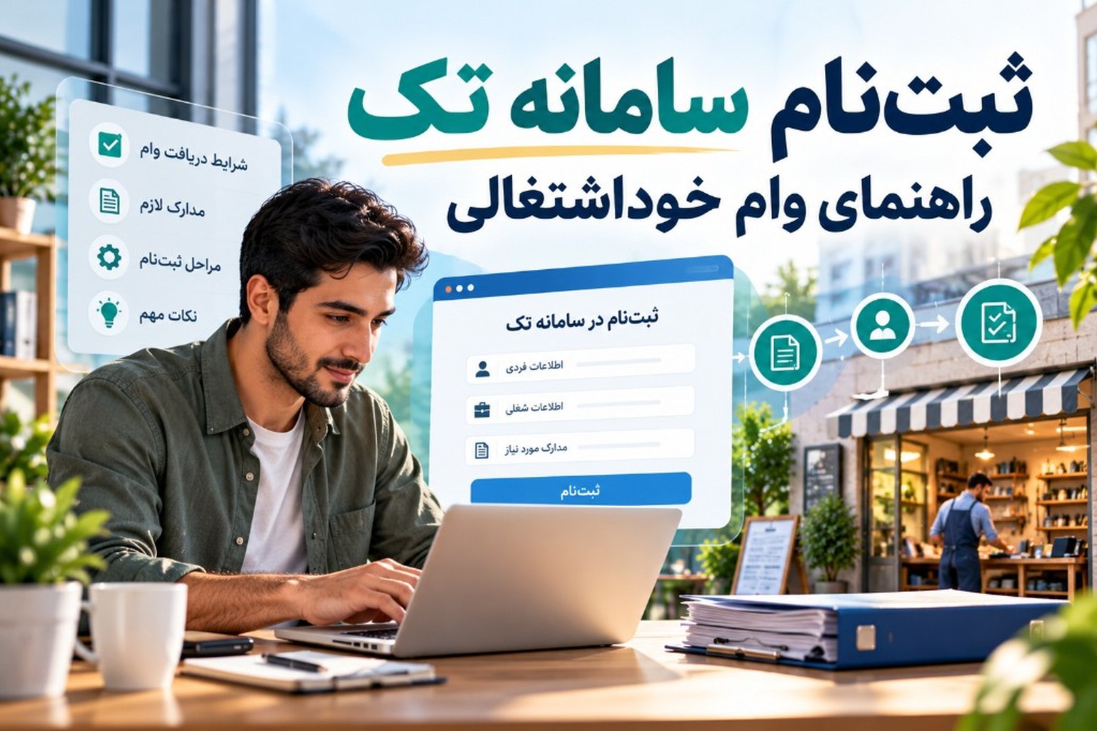 ثبت نام سامانه تک وام خوداشتغالی | tek.mcls.gov.ir و شرایط