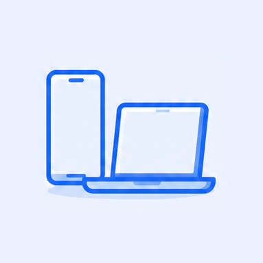 موبایل و لپ‌تاپ